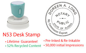 Alaska Notary Desk Stamp