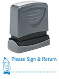 Please Sign & Return Teacher Stamp