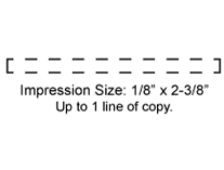 XSN05 - N05 Xstamper Pre-Inked Stamp